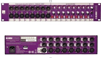 供应Klark Teknik Square One splitter话筒分配器 